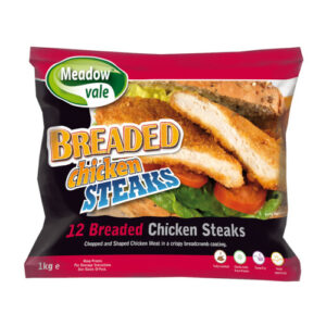 Meadow Vale Breaded Chicken Steaks www.eurocross.co.uk