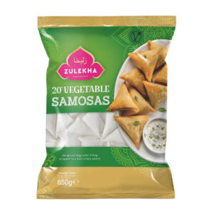 Zulekha Vegetable Samosa 650G (20 Pieces)